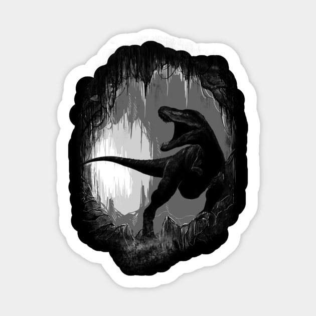 Prehistoric Cave Sticker by opawapo